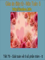 Giải toán về tỉ số phần trăm (tiếp theo) (tr. 78)