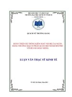 HOÀN THIỆN HỆ THỐNG KIỂM SOÁT NỘI BỘ TẠI NGÂN HÀNG TMCP QUÂN ĐỘI NHẰM ĐỐI PHÓ VỚI RỦI RO HOẠT ĐỘNG.PDF