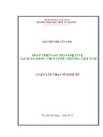 PHÁT TRIỂN SẢN PHẨM DỊCH VỤ TẠI NGÂN HÀNG TMCP CÔNG THƯƠNG VIỆT NAM.PDF