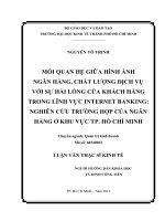 MỐI QUAN HỆ GIỮA HÌNH ẢNH NGÂN HÀNG, CHẤT LƯỢNG DỊCH VỤ VỚI SỰ HÀI LÒNG CỦA KHÁCH HÀNG TRONG LĨNH VỰC INTERNET BANKING NGHIÊN CỨU TRƯỜNG HỢP CỦA NGÂN HÀNG Ở KHU VỰC THÀNH PHỐ HỒ CHÍ MINH.PDF
