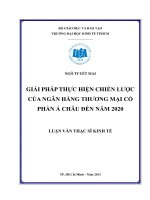 GIẢI PHÁP THỰC HIỆN CHIẾN LƯỢC CỦA NGÂN HÀNG THƯƠNG MẠI CỔ PHẦN Á CHÂU ĐẾN NĂM 2020.PDF