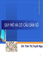quy mô và cơ cấu dân số