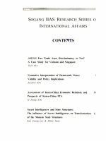 Sogang ilas research series on international affairs Volume 8