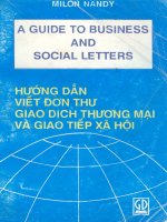 Hướng dẫn viết đơn thư thương mại và giao tiếp