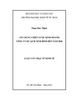 XÂY DỰNG CHIẾN LƯỢC KINH DOANH CÔNG TY DU LỊCH NINH BÌNH ĐẾN NĂM 2020.PDF