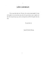 Luận văn thạc sĩ  Cấu trúc vốn và giá trị doanh nghiệp