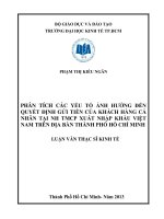 PHÂN TÍCH CÁC YẾU TỐ ẢNH HƯỞNG ĐẾN QUYẾT ĐỊNH GỬI TIỀN CỦA KHÁCH HÀNG CÁ NHÂN TẠI NGÂN HÀNG THƯƠNG MẠI CỔ PHẦN XUẤT NHẬP KHẨU VIỆT NAM TRÊN ĐỊA BÀN THÀNH PHỐ HỒ CHÍ MINH.PDF