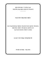 ĐẨY MẠNH HOẠT ĐỘNG THANH TOÁN QUỐC TẾ BẰNG PHƯƠNG THỨC TÍN DỤNG CHỨNG TỪ TẠI NGÂN HÀNG TMCP Á CHÂU.PDF