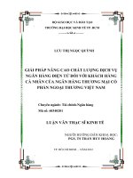 GIẢI PHÁP NÂNG CAO CHẤT LƯỢNG DỊCH VỤ NGÂN HÀNG ĐIỆN TỬ ĐỐI VỚI KHÁCH HÀNG CÁ NHÂN CỦA NGÂN HÀNG TMCP NGOẠI THƯƠNG VIỆT NAM.PDF