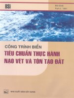 Công trình biển Phần 5 Tiêu chuẩn thực hành nạo vét và tôn tạo đất