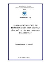 NÂNG CAO HIỆU QUẢ QUẢN TRỊ THANH KHOẢN CỦA NHÓM CÁC NGÂN HÀNG NHỎ TẠI VIỆT NAM TRONG GIAI ĐOẠN HIỆN NAY.PDF
