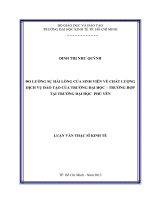 ĐO LƯỜNG SỰ HÀI LÒNG CỦA SINH VIÊN VỀ CHẤT LƯỢNG DỊCH VỤ ĐÀO TẠO CỦA TRƯỜNG ĐẠI HỌC - TRƯỜNG HỢP TẠI TRƯỜNG ĐẠI HỌC PHÚ YÊN.PDF
