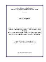 NÂNG CAO HIỆU QUẢ HUY ĐỘNG VỐN TẠI NGÂN HÀNG THƯƠNG MẠI CỔ PHẦN CÔNG THƯƠNG VIỆT NAM CHI NHÁNH 1 THÀNH PHỐ HỒ CHÍ MINH.PDF