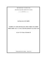 NGHIÊN CỨU MỐI LIÊN HỆ GIỮA PHÁT TRIỂN TÀI CHÍNH THEO CHIỀU SÂU VÀ TĂNG TRƯỞNG KINH TẾ TẠI VIỆT NAM.PDF