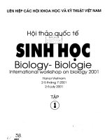 Hội thảo quốc tế sinh học Tập I