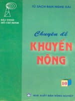 Chuyên đề khuyến nông -Tập 10