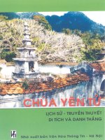 Chùa Yên Tử Lịch sử, truyền thuyết và danh thắng