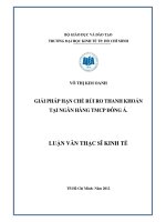 Vận dụng chuẩn mực kế toán quốc tế vào kế toán công cụ tài chính phái sinh tại các ngân hàng thương mại Việt Nam