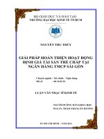 GIẢI PHÁP HOÀN THIỆN HOẠT ĐỘNG ĐỊNH GIÁ TÀI SẢN THẾ CHẤP TẠI NGÂN HÀNG TMCP SÀI GÒN.PDF
