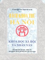 Bách khoa thư Hà Nội Tập 7 Khoa học xã hội và nhân văn