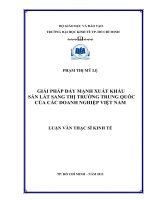 GIẢI PHÁP ĐẨY MẠNH XUẤT KHẨU SẮN LÁT SANG THỊ TRƯỜNG TRUNG QUỐC CỦA CÁC DOANH NGHIỆP VIỆT NAM.PDF