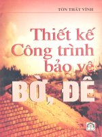 Thiết kế công trình bảo vệ bờ, đê