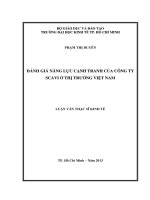 ĐÁNH GIÁ NĂNG LỰC CẠNH TRANH CỦA CÔNG TY SCAVI Ở THỊ TRƯỜNG VIỆT NAM.PDF