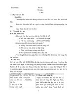 GIÁO ÁN BÁC ƠI VÀ TỐ HỮU