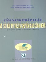 Cẩm nang pháp luật về sở hữu trí tuệ và chuyển giao công nghệ