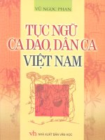 Tục ngữ ca dao Việt Nam