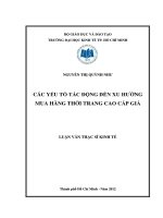 CÁC YẾU TỐ TÁC ĐỘNG ĐẾN XU HƯỚNG MUA HÀNG THỜI TRANG CAO CẤP GIẢ.PDF