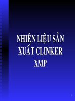 công nghệ sản xuất xi măng   nhiên liệu sản xuất clinker xmp