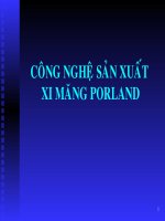 công nghệ sản xuất xi măng   công nghệ sản xuất xi măng porland