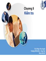 Bài giảng môn quản trị học chương 9   kiểm tra