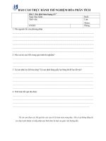 mẫu báo cáo thí nghiệm hóa phân tích