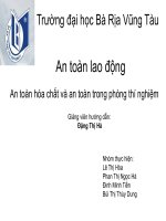 bài thuyết trình thủy ngân