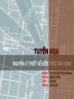tuyển họa nguyên lý thiết kế kiến trúc dân dụng