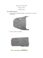 BẢNG QUY CÁCH BAO GÓI