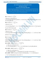 Các bài toán có liên quan tới khảo sát hàm số  - BT tự luyện Toán 12 - P1