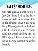 bài tập ví dụ hoán đổi lãi Suất