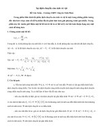 Sự dịch chuyển của ảnh và vật