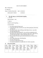 báo cáo thí nghiệm quá trình thiết bị bài chưng luyện