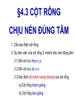 bài giảng kết cấu thép   chương 4  thết kế cột thép (phần 2)