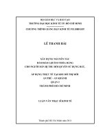 Xây dựng nguyên tắc đảm bảo bảo lợi ích thỏa đáng cho người dân khi thu hồi quyền sử dụng đất, áp dụng thực tế tại khu đô thị mới An Phú - An Khánh quận 2 thành phố Hồ Chí Minh
