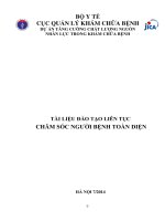 Tài liệu đào tạo liên tục Chăm sóc người bệnh toàn diện