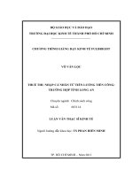 Thuế thu nhập cá nhân từ tiền lương tiền công  Trường hợp tỉnh Long An