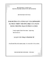 ẢNH HƯỞNG CỦA NĂNG LỰC TÀI CHÍNH ĐẾN SỰ PHÁT TRIỂN THƯƠNG HIỆU CỦA NGÂN HÀNG THƯƠNG MẠI CỔ PHẦN Á CHÂU.PDF
