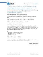 Tổng hợp đề thi các vị trí khác vào Ngân hàng TMCP Quân đội (MB)