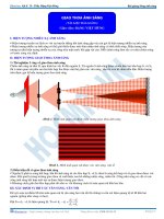 Giao thoa ánh sáng - Tài liệu Vật lý 12