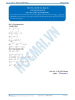 Phương trình mũ - Tài liệu Toán 12 - P3